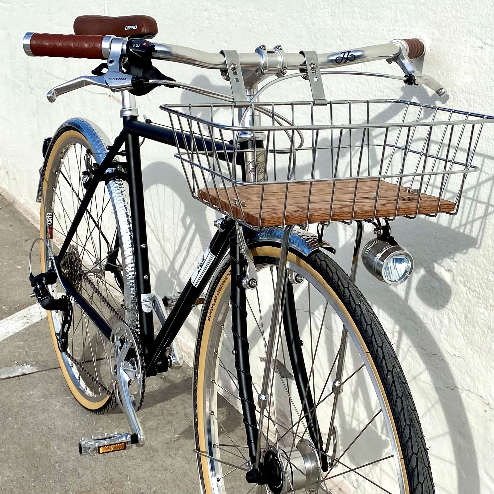 Public Bikes Front Bike Basket - Honey