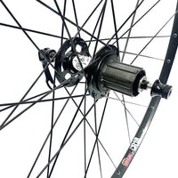 Handbuilt Rear Wheel Sun CR18 700c Route32 Sealed Bearing 11 Speed Black