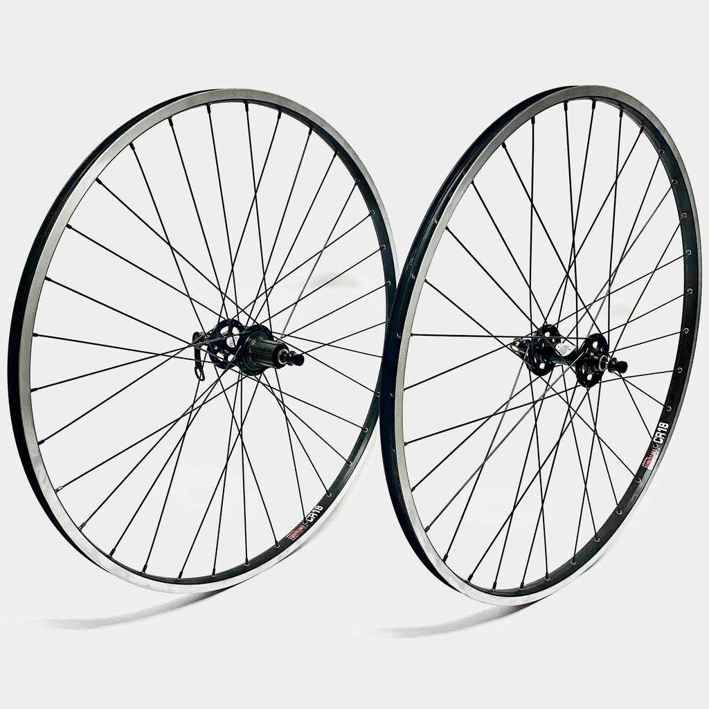Handbuilt Rear Wheel Sun CR18 700c Route32 Sealed Bearing 11 Speed Black