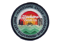 Handsome Cycles Circle Landscape 13 Color Embroidered Patch