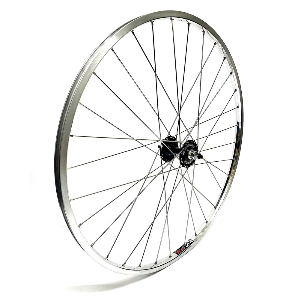 Handsome Handbuilt Wheelset Single Speed Coaster Brake Sealed Bearing 700c Silver