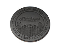 Handsome Cycles Leather Coaster Set of 4