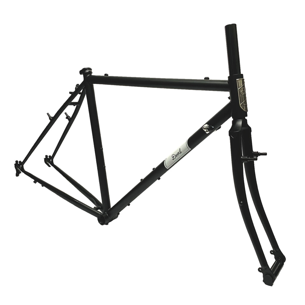 Handsome Cycles Devil Cro moly Frame Set Matte Black