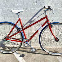 55cm Beatrix City Internal 3 Speed Red White & Blue 700c Custom
