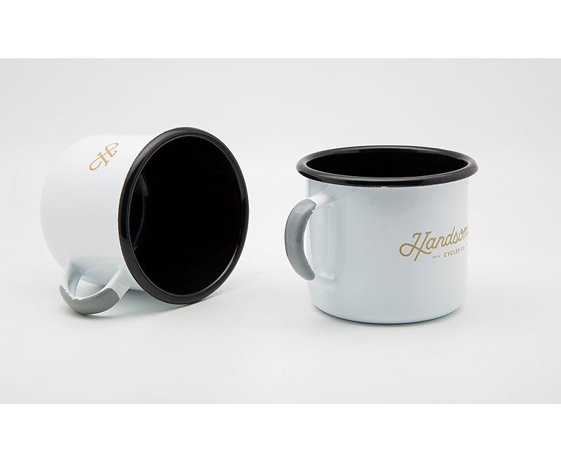 Handsome Cycles Enamel Camp Mug
