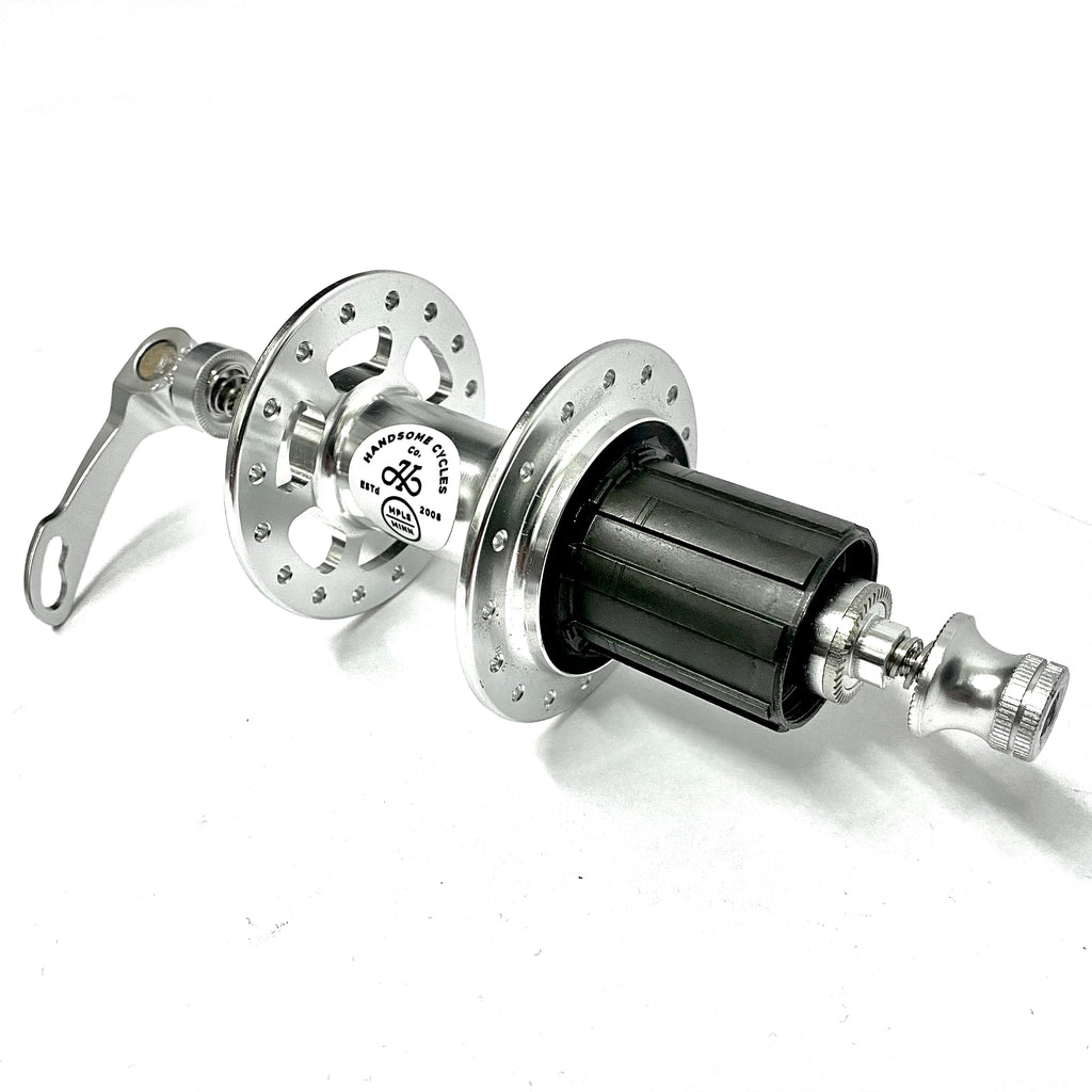Handsome Route32 Hub Set 11 Speed Sealed Bearing Classic Road Silver