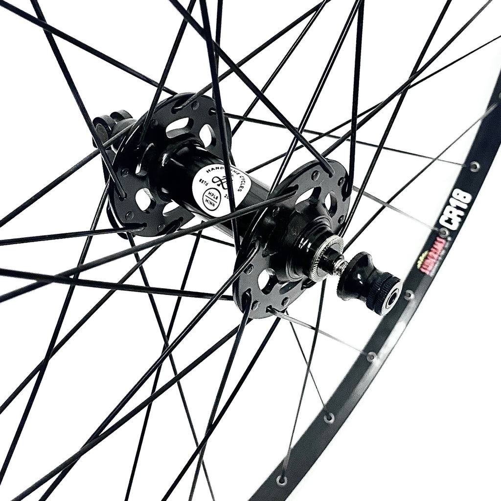 Handbuilt Wheelset Sun CR18 700c Route32 Sealed Bearing 11 Speed Black