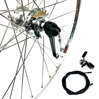 Handsome 700c Silver 3 Speed Internal Wheelset Sturmey Archer S-RF3