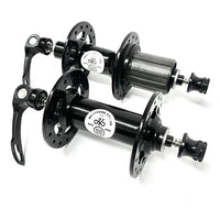 Handsome Route32 Hub Set 11 Speed Sealed Bearing Classic Road Black