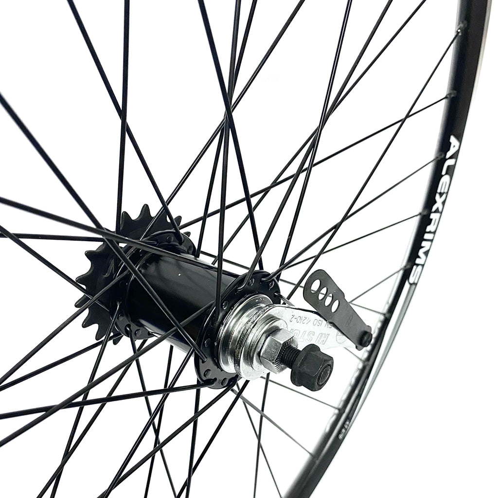 Handsome Handbuilt Wheelset Single Speed Coaster Brake AT470 700c All Black